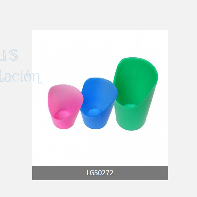 SET VASOS CON ESCOTADURA 1