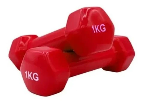 Mancuerna Hexagonal De Vinilo Par (1 a 5 kg)