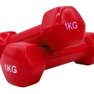 Mancuerna Hexagonal De Vinilo Par (1 a 5 kg)