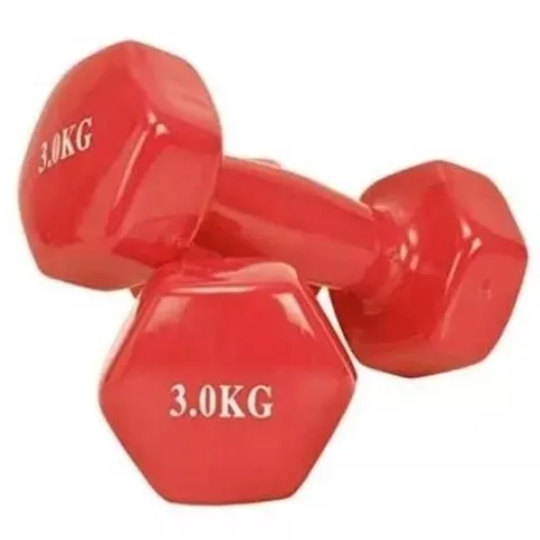 Mancuerna Hexagonal De Vinilo Par (1 a 5 kg) 2