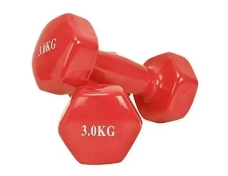 Mancuerna Hexagonal De Vinilo Par (1 a 5 kg) 2