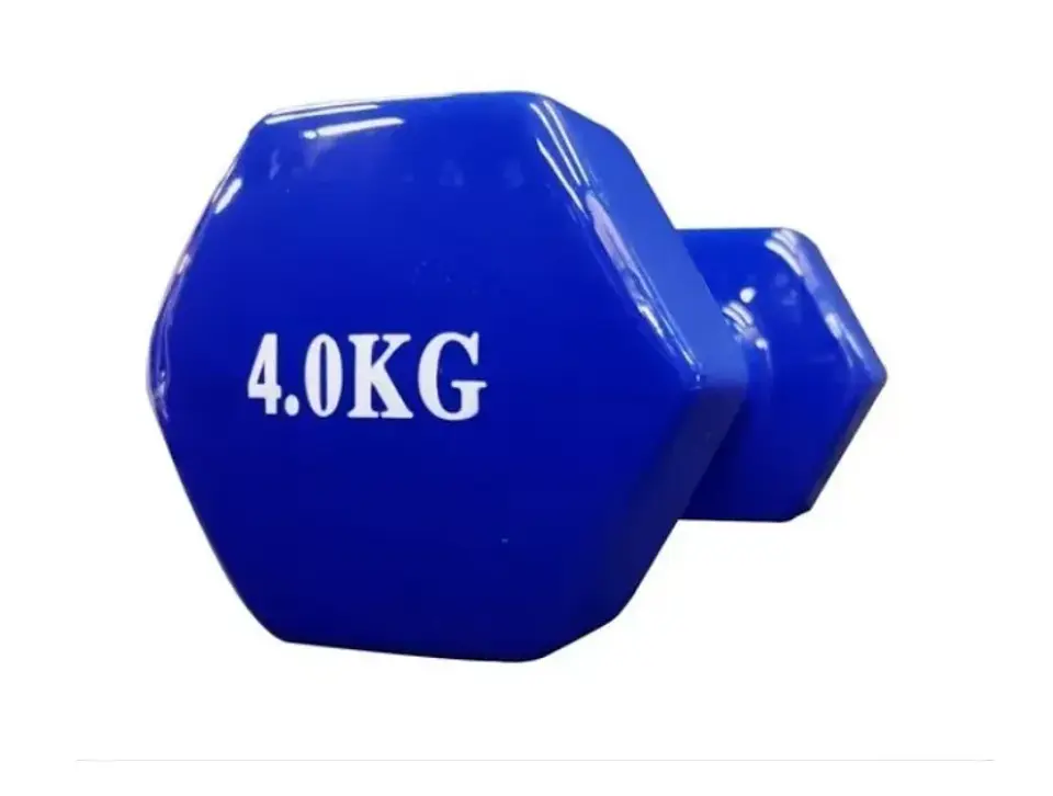 Mancuerna Hexagonal De Vinilo Par (1 a 5 kg) 3