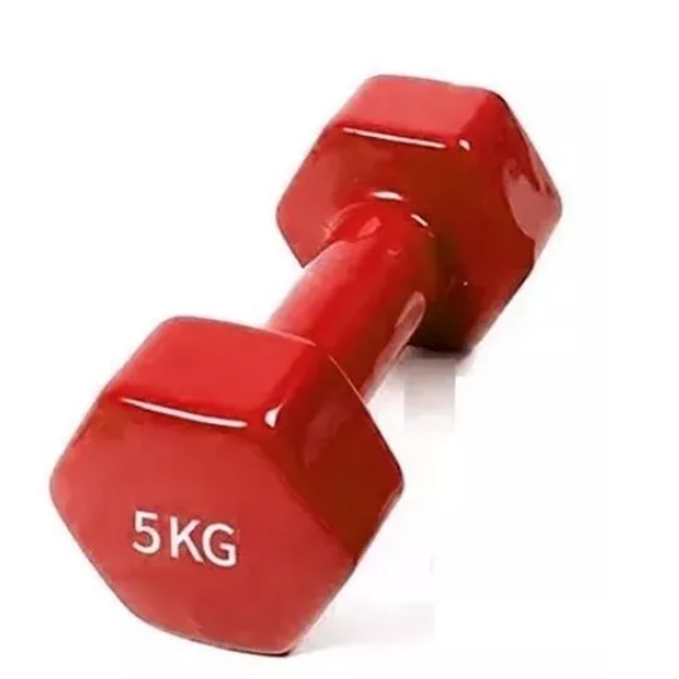 Mancuerna Hexagonal De Vinilo Par (1 a 5 kg) 4