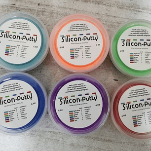 KIT 6 UNIDADES MASAS TERAPEUTICAS SILICON-PUTTY