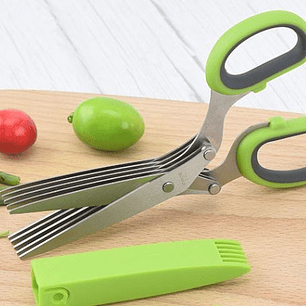 TIJERAS MULTIFUNCIONAL PARA COCINA 5 HOJAS