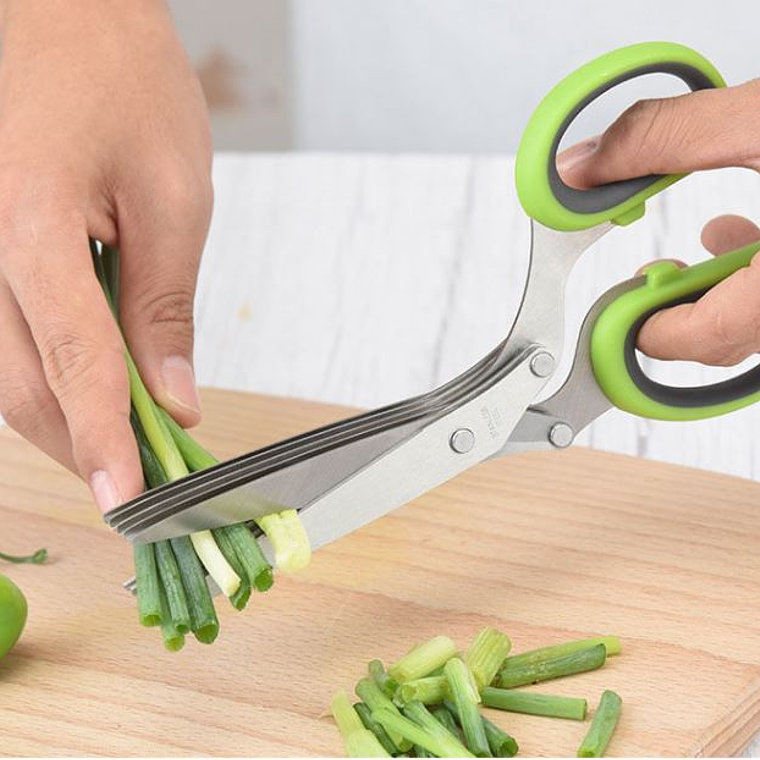 TIJERAS MULTIFUNCIONAL PARA COCINA 5 HOJAS 2