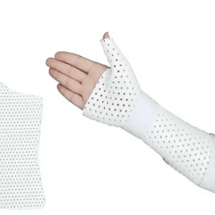 INMOVILIZADOR DE MUÑECA Y PULGAR ESPIGA ENVOLVENTE (TIPO TUBULAR) TERMOPLÁSTICO PRECORTADO LISTO PARA MOLDEAR