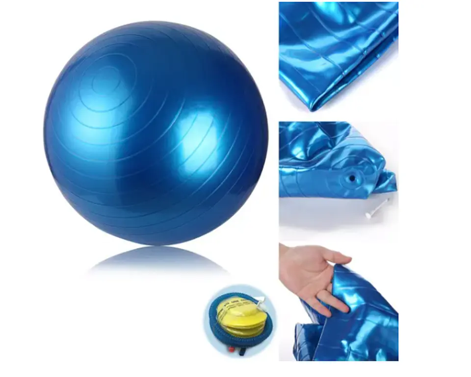 BALÓN DE EJERCICIO (YOGA) 55CM *INCLUYE BOMBIN 1