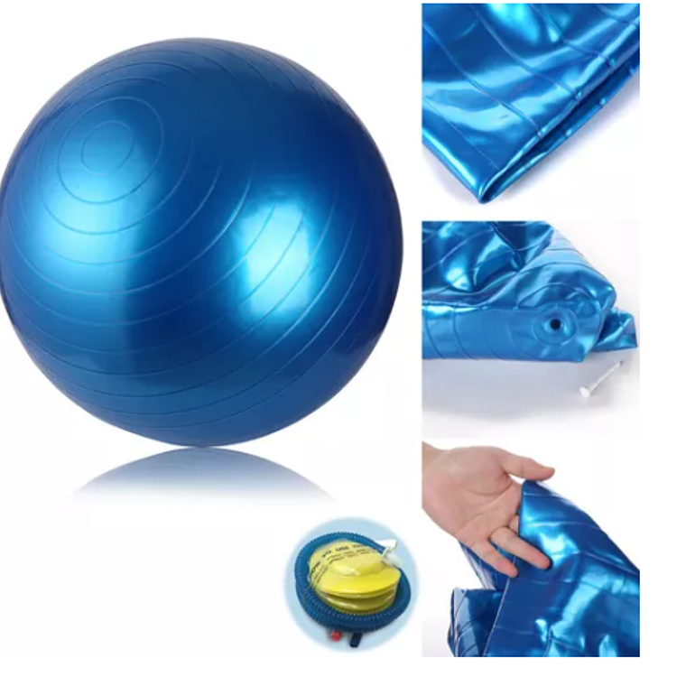 BALÓN DE EJERCICIO (YOGA) 75CM *INCLUYE BOMBIN 1