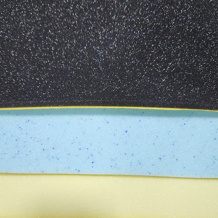 KIT PADDED FOAM KST TIPO CONTOUR FOAM (INCLUYE 1 AMARILLO - 1 CELESTE - 1 NEGRO) 1