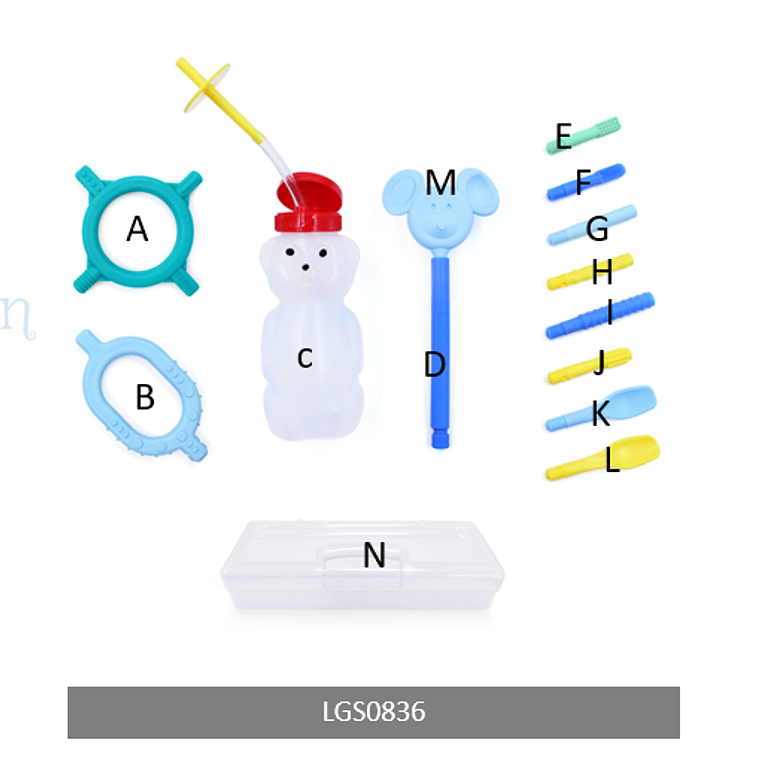 ARK's Feeding Therapy Kit (KIT DE TERAPIA DE ALIMENTACIÓN DE ARK CON ESTUCHE) 1