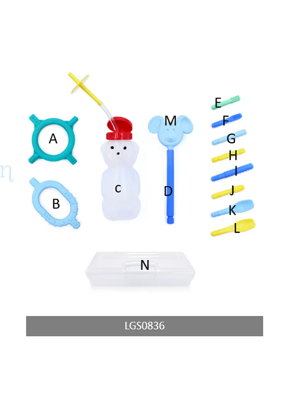 ARK's Feeding Therapy Kit (KIT DE TERAPIA DE ALIMENTACIÓN DE ARK CON ESTUCHE) 1