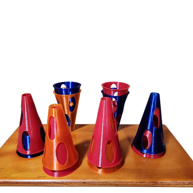 12 Conos apilables + Base 1