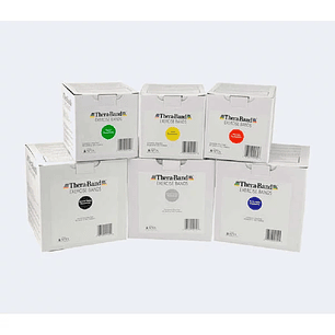 BANDA ELÁSTICA CONTINUA LIBRE DE LÁTEX THERABAND 45,7m