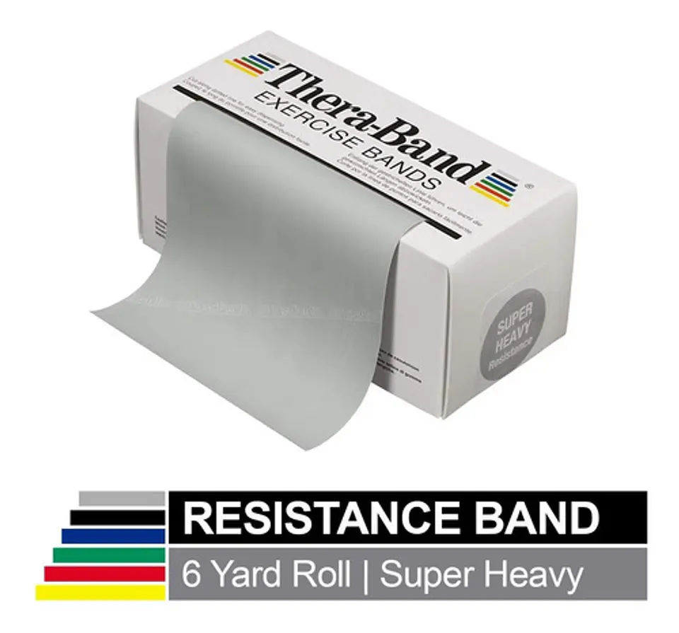 BANDA ELÁSTICA CONTINUA LIBRE DE LÁTEX THERABAND 45,7m 2