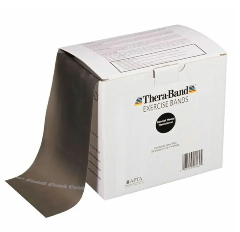 BANDA ELÁSTICA CONTINUA LIBRE DE LÁTEX THERABAND 45,7m 4