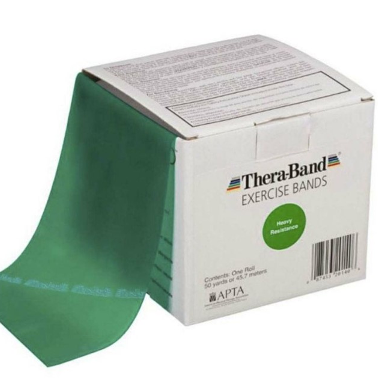 BANDA ELÁSTICA CONTINUA LIBRE DE LÁTEX THERABAND 45,7m 6