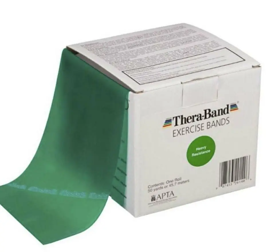 BANDA ELÁSTICA CONTINUA LIBRE DE LÁTEX THERABAND 45,7m 6