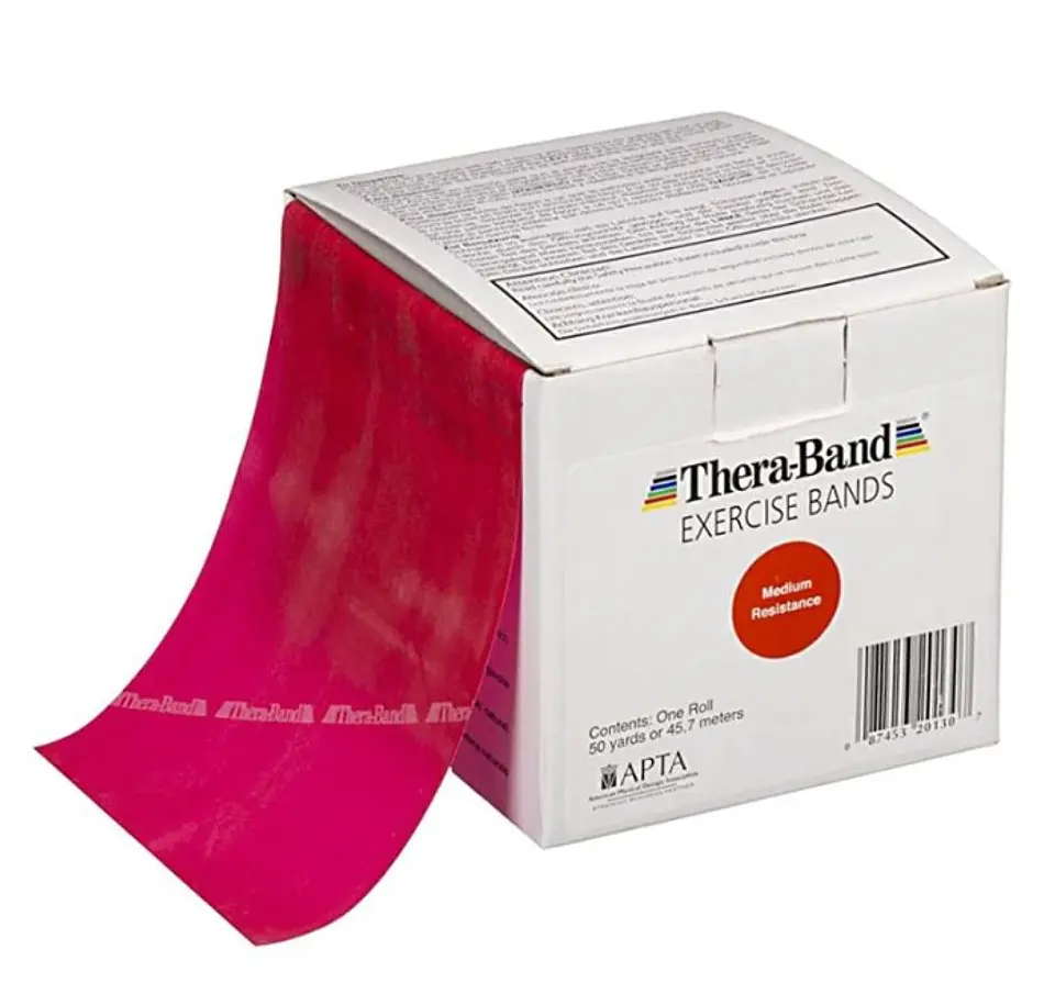 BANDA ELÁSTICA CONTINUA LIBRE DE LÁTEX THERABAND 45,7m 7