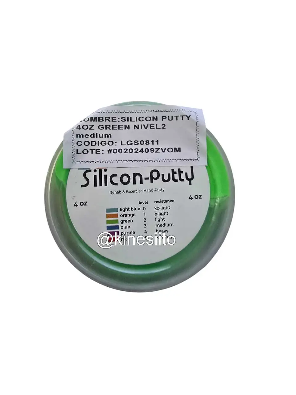 MASAS TERAPEUTICAS SILICON-PUTTY 4OZ (UNIDAD) 4
