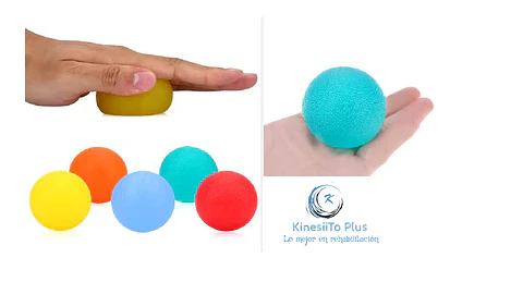SET PELOTA DE MANO GEL (5 RESISTENCIAS)