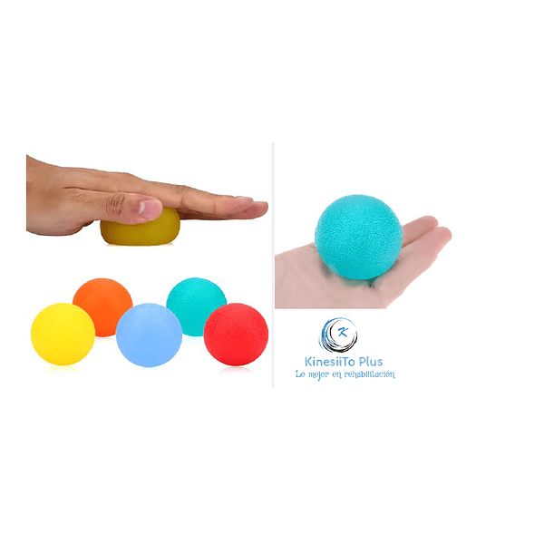 SET PELOTA DE MANO GEL (5 RESISTENCIAS)