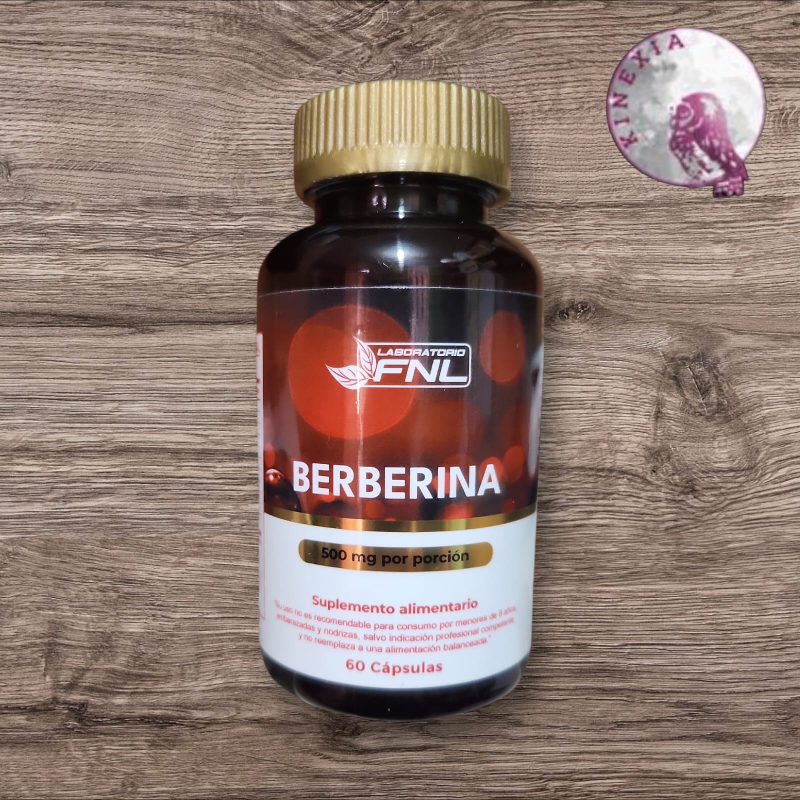 Berberina 500mg 120 Cápsulas Vegana