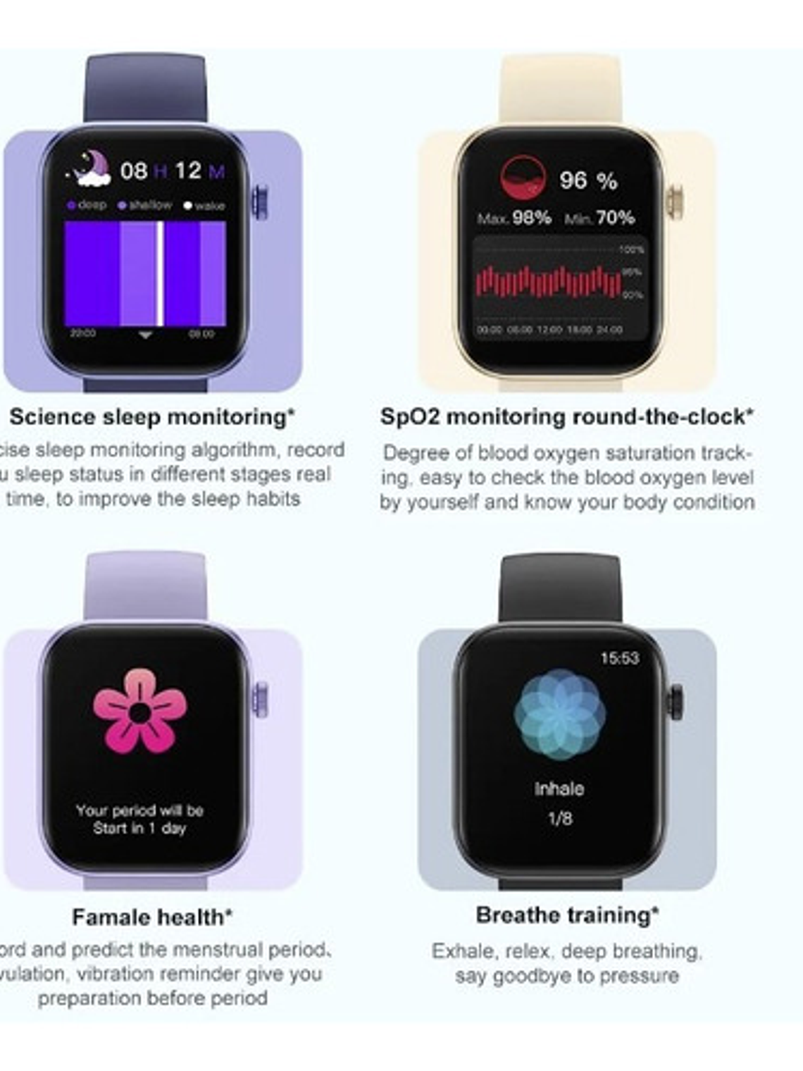 Reloj Inteligente Colmi P71, Negro 5