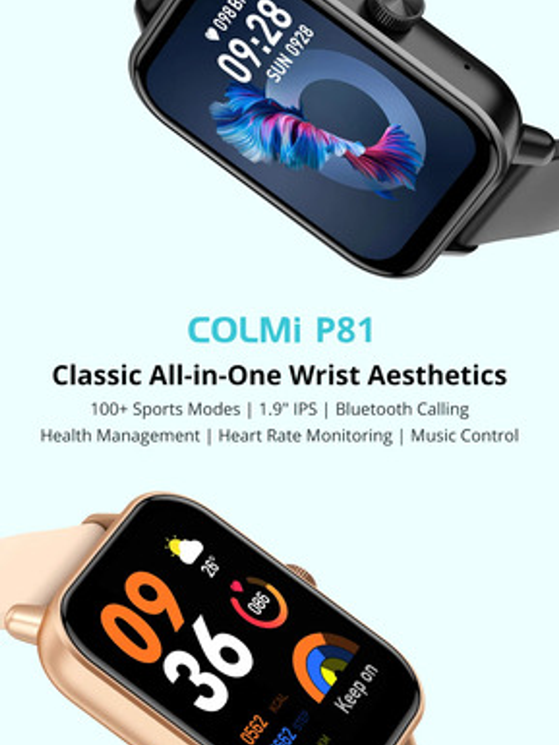 Reloj Inteligente Colmi P81, Plata 2