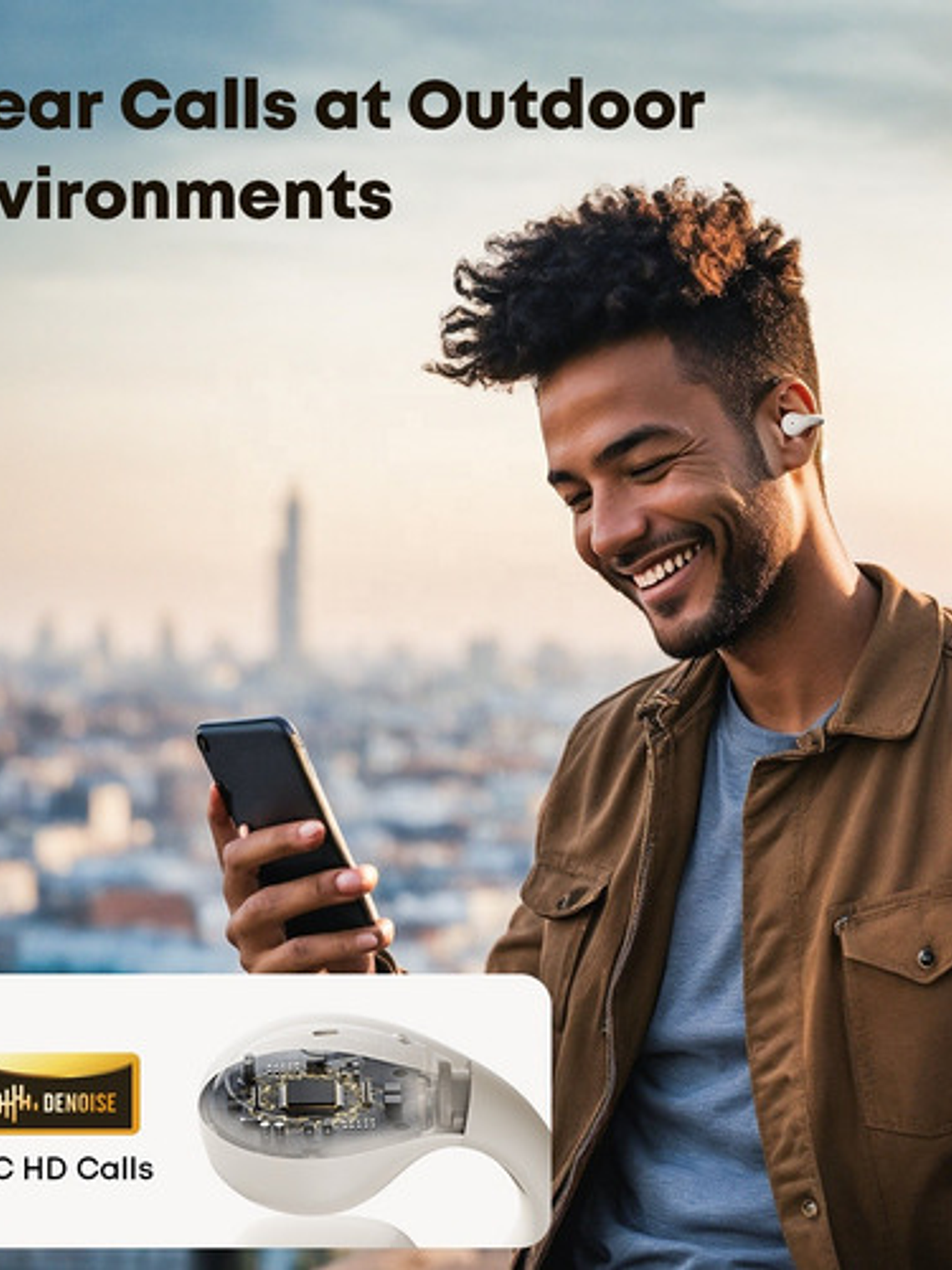 Audifonos Langsdom Clipbuds, Hermoso Diseño, Deportivos, Bluetooth, Negro 2