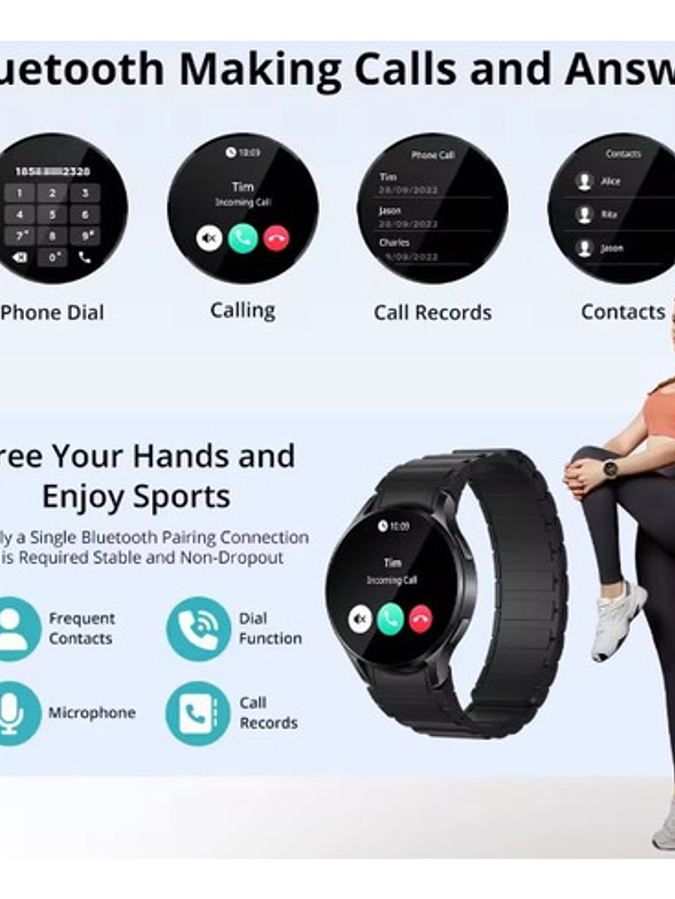 Reloj Inteligente Colmi I28 Ultra Ai, Da-gpt Incorporado, Negro 3