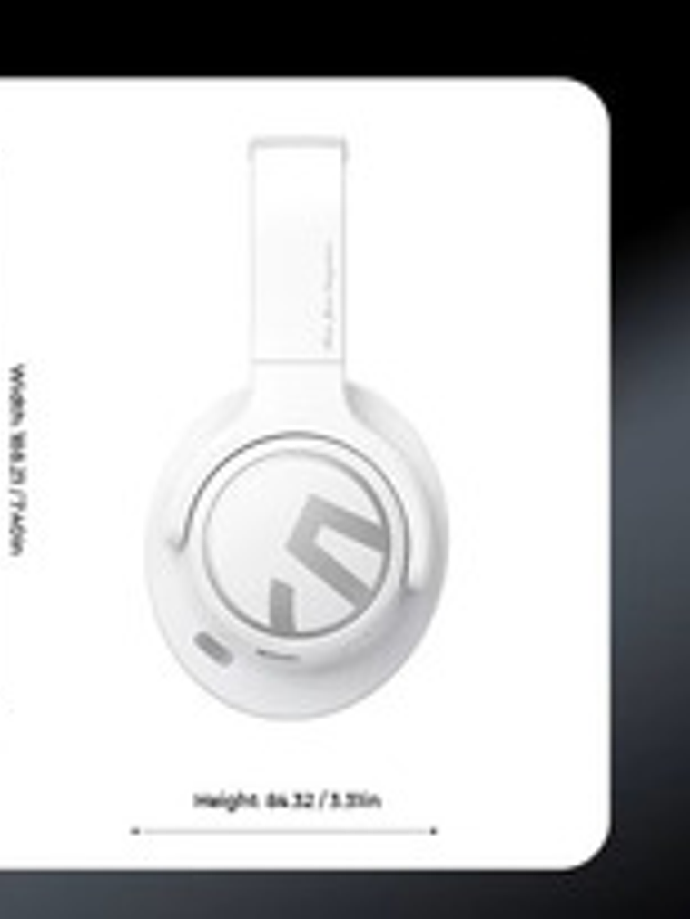 Audífonos Soundpets Space, Bluetooth, Cancelación Ruido, Color Negro 3