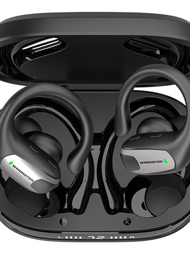 Audífonos Monster Aurafit X05, Ultra Deportivos Bluetooth, Color Negro 2