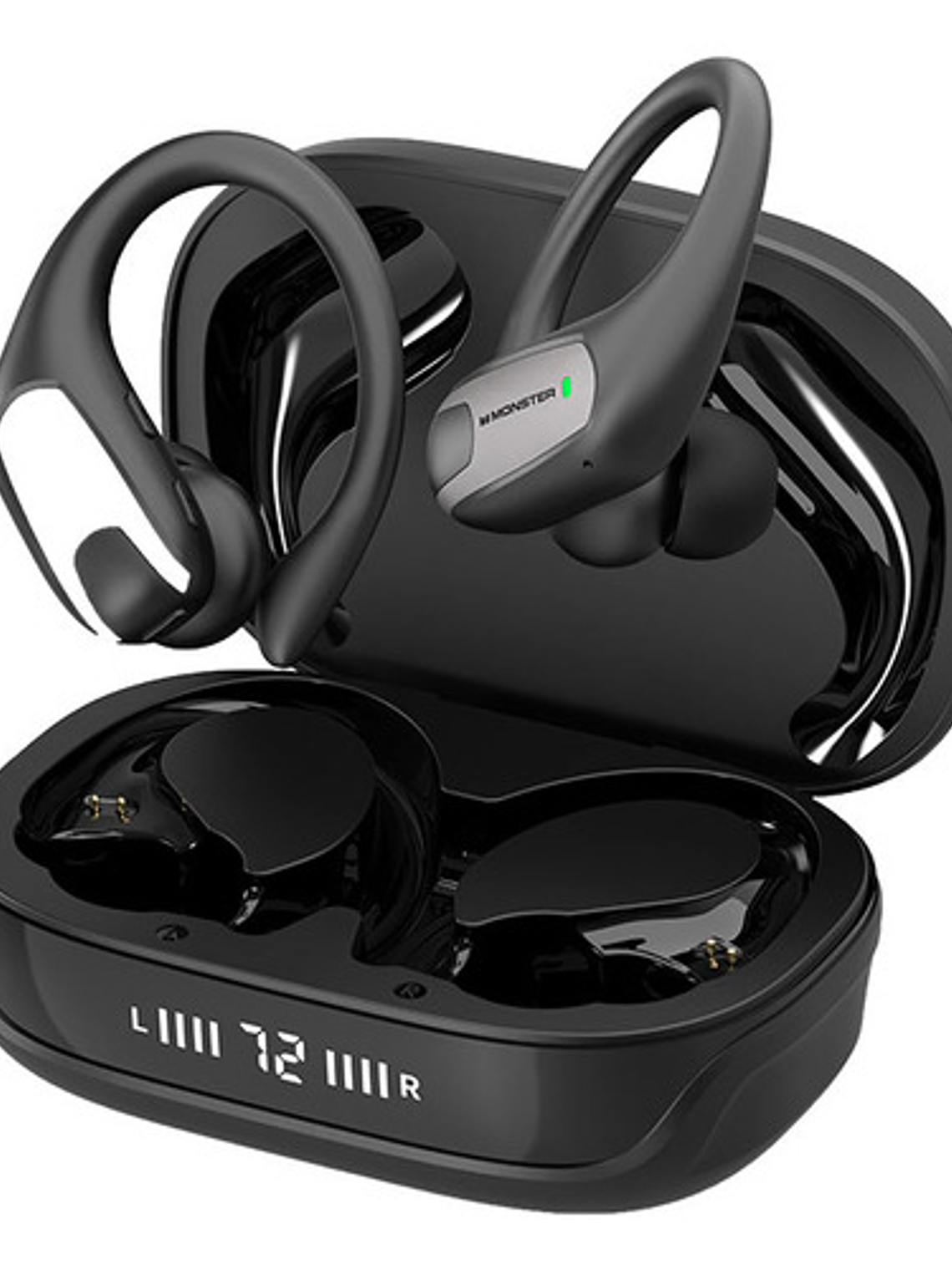 Audífonos Monster Aurafit X05, Ultra Deportivos Bluetooth, Color Negro 3