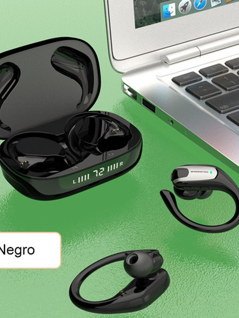 Audífonos Monster Aurafit X05, Ultra Deportivos Bluetooth, Color Negro 7