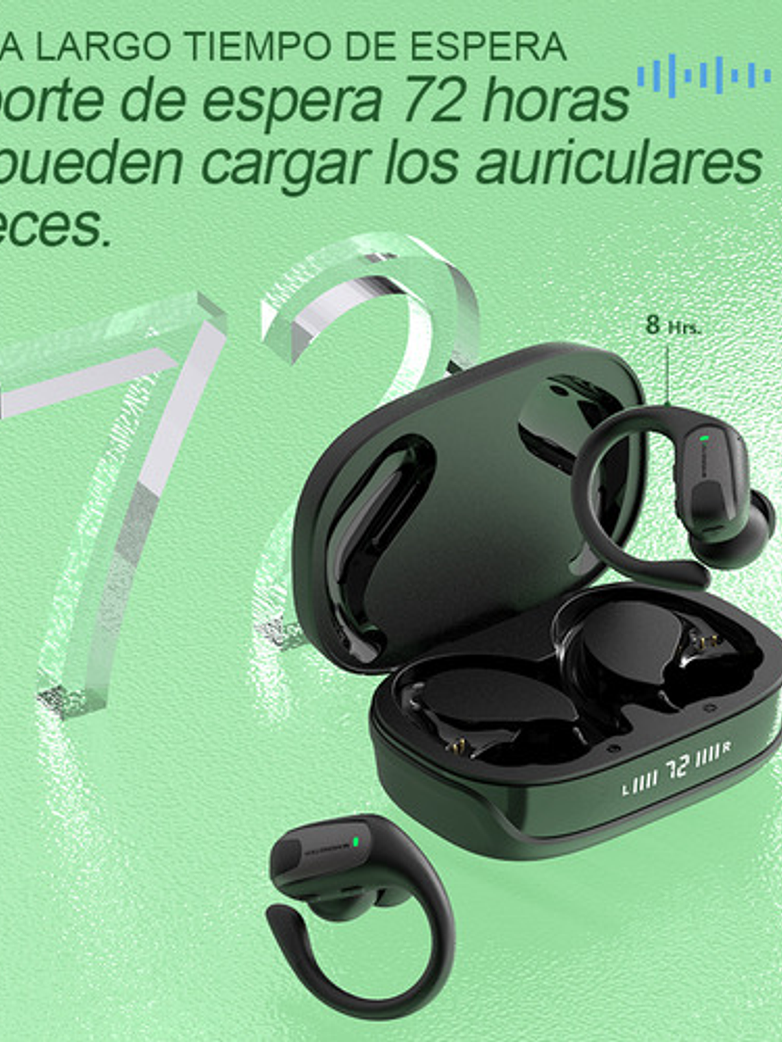 Audífonos Monster Aurafit X05, Ultra Deportivos Bluetooth, Color Negro 9