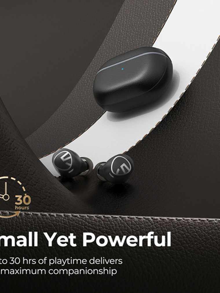 Audífonos Soundpeats Free2 Classic, Bluetooth, In-ear Gamer, color Negro 3