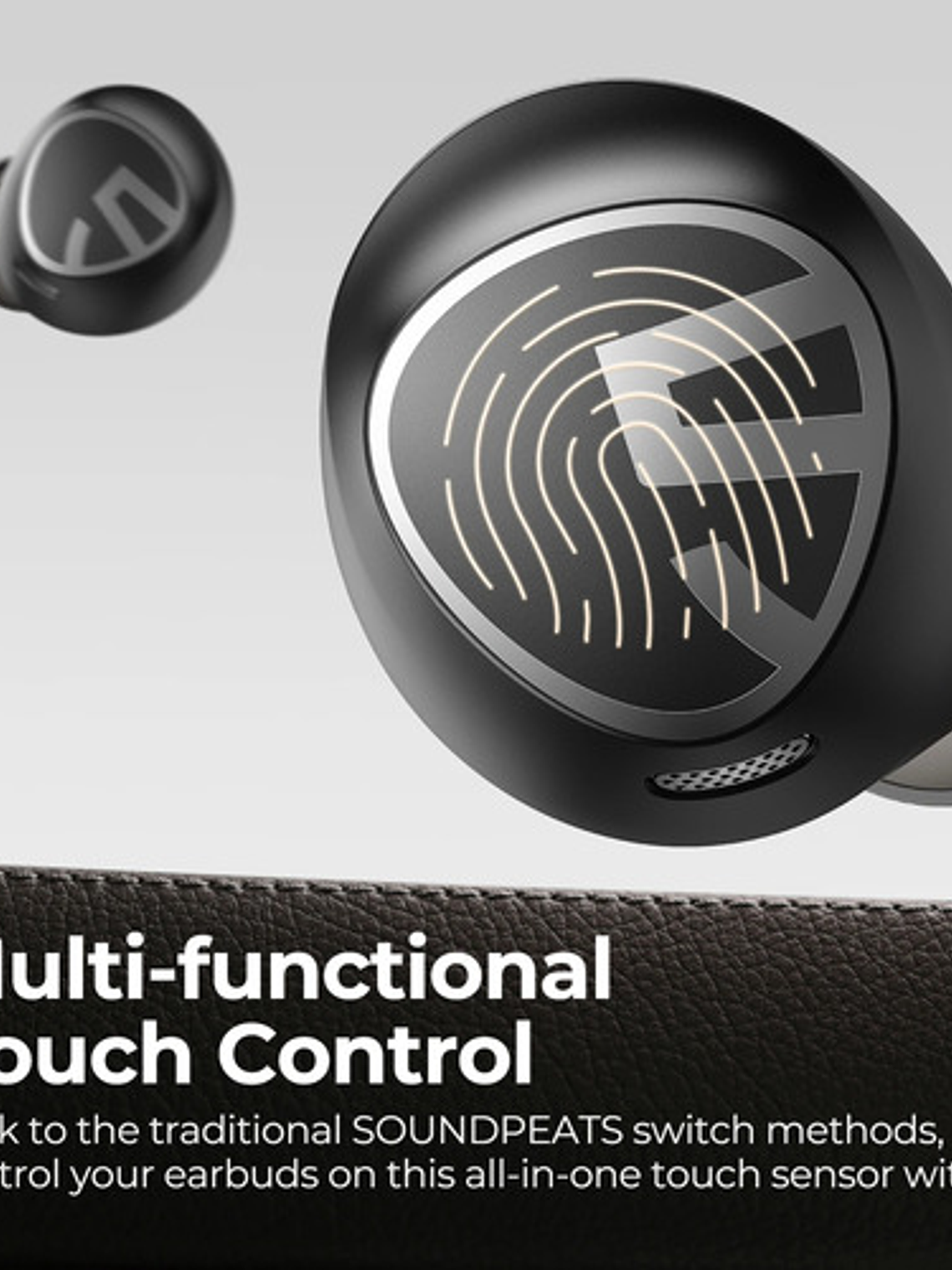 Audífonos Soundpeats Free2 Classic, Bluetooth, In-ear Gamer, color Negro 7