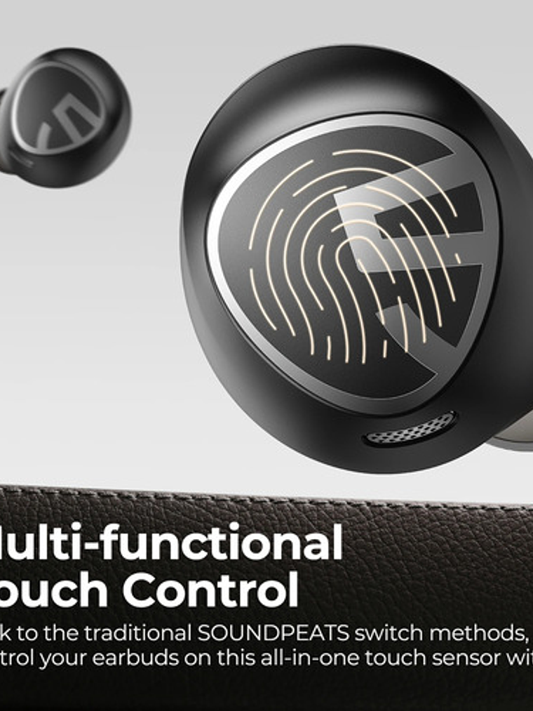 Audífonos Soundpeats Free2 Classic, Bluetooth, In-ear Gamer, color Negro 7