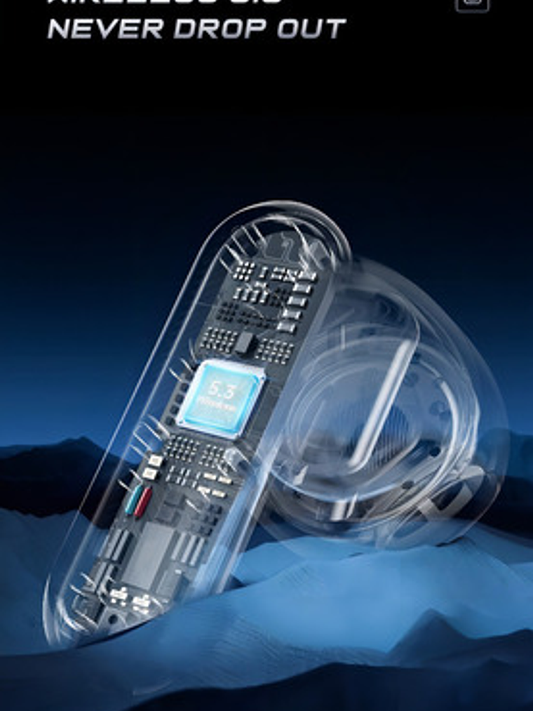 Audífonos Inalámbricos Langsdom Delta, Bluetooth Gamer  Blanco Luz Led Azul 4