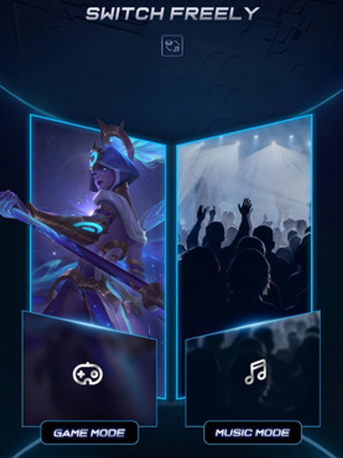 Audífonos Inalámbricos Langsdom Delta, Bluetooth Gamer  Blanco Luz Led Azul 5