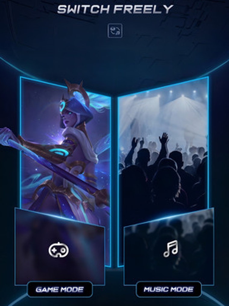 Audífonos Inalámbricos Langsdom Delta, Bluetooth Gamer  Blanco Luz Led Azul 5