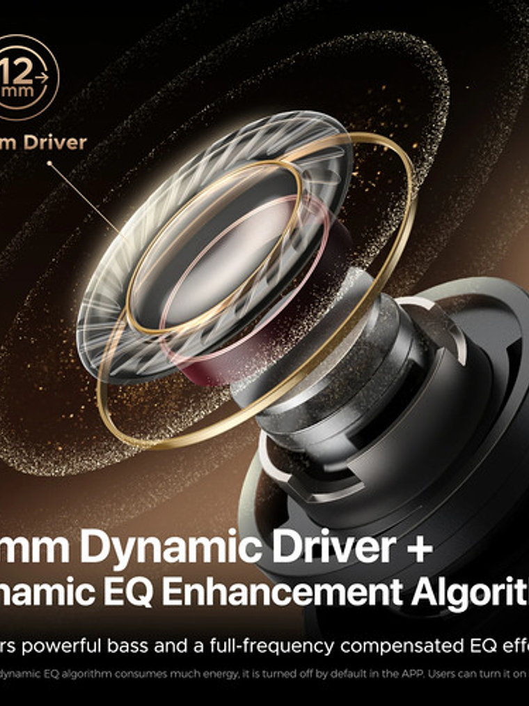 Audífonos Soundpeats T3 Pro, Bluetooth, Color Negro 4