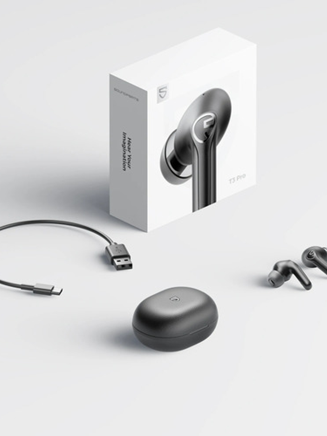 Audífonos Soundpeats T3 Pro, Bluetooth, Color Negro 11