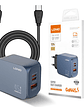 Cargador Gan 45w Ldnio, C/cable, 3 Puertos Usbc, Usba, Light - Miniatura 2