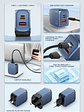 Cargador Gan 45w Ldnio, C/cable, 3 Puertos Usbc, Usba, Light - Miniatura 6
