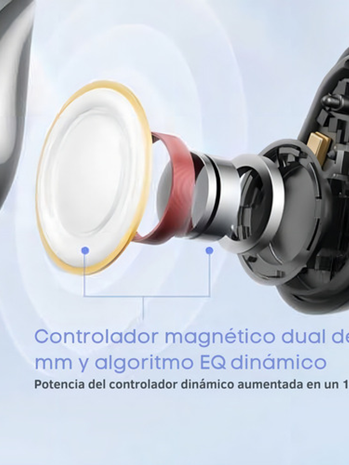 Audífonos Soundpeats Pearlclip Pro,  Bluetooth 5.4, open ear, color Negro 8