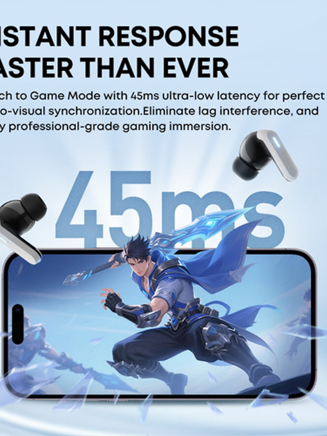 Audífonos Langsdom Zeta TG16, Gamer Bluetooth Luces Led Baja Latencia Color Blanco 5