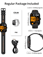 Reloj Inteligente Colmi P86, Correa Naranja Bisel Negro, Llamadas - Miniatura 9
