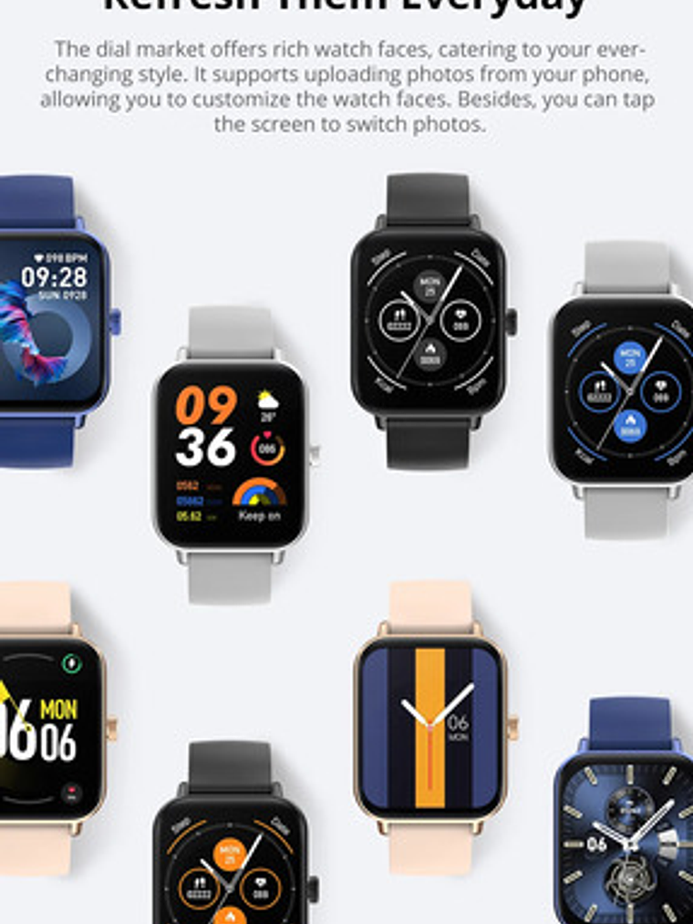 Reloj Inteligente Colmi P81, Negro 5